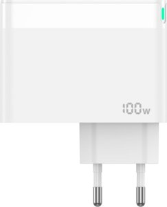 Ładowarka Jellico Ładowarka Sieciowa GaN 100W 1x QC3.0 USB + 2x PD USB-C Jellico C118 biała 8