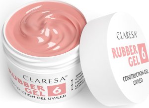 Claresa CLARESA Rubber Gel Żel do budowania i przedłużania paznokci 06 - 45 g 8