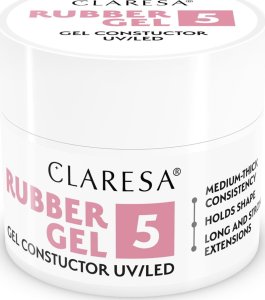 Claresa CLARESA Rubber Gel Żel do budowania i przedłużania paznokci 05 - 90 g 6