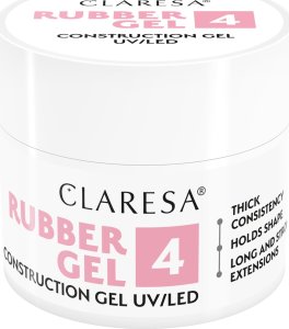 Claresa CLARESA Rubber Gel Żel do budowania i przedłużania paznokci 04 - 90 g 7