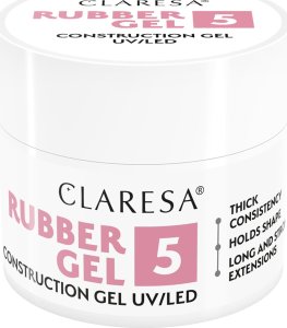 Claresa CLARESA Rubber Gel Żel do budowania i przedłużania paznokci 05 - 45 g 7