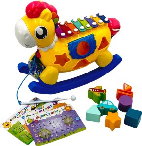 Woopie BABY Konik Interaktywny Cymbałki 8w1 2