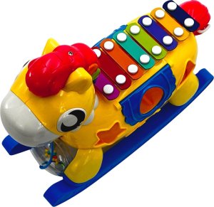 Woopie BABY Konik Interaktywny Cymbałki 8w1 4