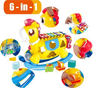 Woopie BABY Konik Interaktywny Cymbałki 8w1 5