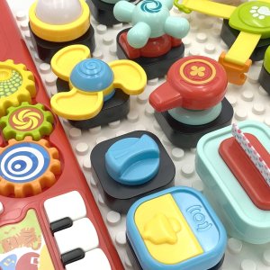 Woopie WOOPIE BABY Montessori Tablica Manipulacyjna Kolorowy Panel Aktywności 15