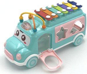 Woopie WOOPIE BABY Samochodzik Muzyczny Sorter z Cymbałkami Różowy 11