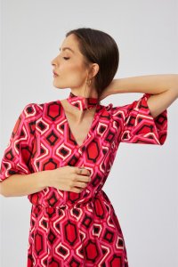 Stylove S367 Sukienka maxi z falbaną - model 1 (kolor jak na zdjęciu, rozmiar S) 3