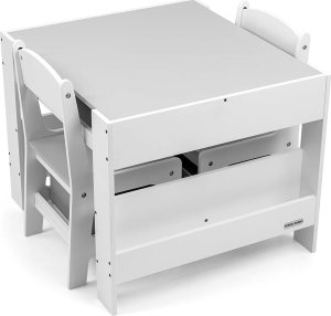 Milly Mally Milly Mally Zestaw mebli - Stolik i dwa krzesełka Sven White 2