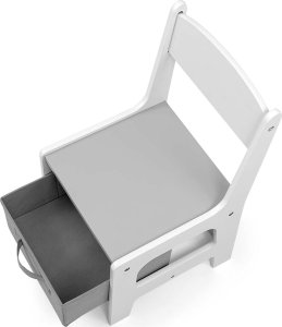 Milly Mally Milly Mally Zestaw mebli - Stolik i dwa krzesełka Sven White 8