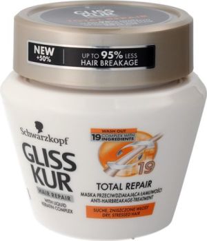 Schwarzkopf Gliss Kur Total Repair Maska do włosów suchych i zniszczonych 300ml 1