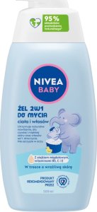 Nivea BABY Żel d/mycia ciała/wł 500ml z pom. 80512 2