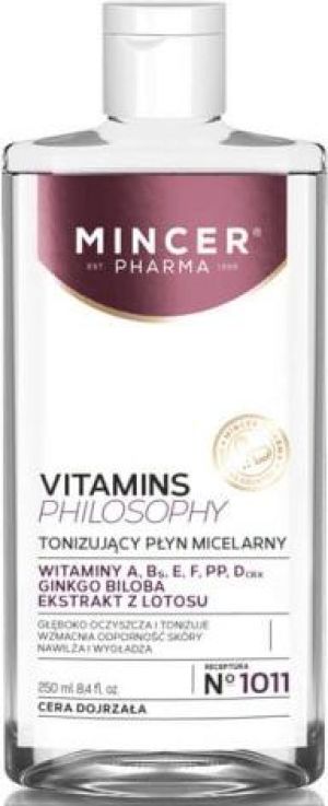 Mincer Pharma Vitamins Philosophy Płyn micelarny tonizujący  250ml 1