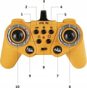 Woopie WOOPIE Zdalnie Sterowany Wózek Widłowy 2w1 Dźwig RC - Skala 1:24 13