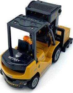 Woopie WOOPIE Zdalnie Sterowany Wózek Widłowy 2w1 Dźwig RC - Skala 1:24 7