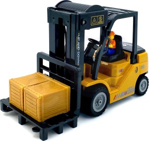 Woopie WOOPIE Zdalnie Sterowany Wózek Widłowy 2w1 Dźwig RC - Skala 1:24 9