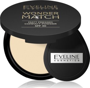 EVELINE KOLOROWKA EVELINE Wonder Match Matujący Puder prasowany SPF30 nr 01  8 g 1