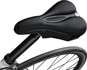 RockBros Żelowy pokrowiec na siodełko rowerowe LF047-S z silikonu r. M - czarny 9