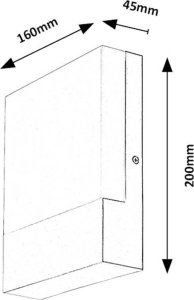Kinkiet Rabalux Lampa Rabalux Gimone, IP44, LED, 10W, LM 660, biała 5