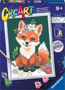 Ravensburger CreArt: Lis z kwiatami 1