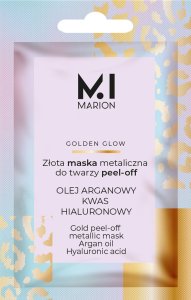 Marion MARION Golden Glow Złota maska metaliczna do twarzy peel-off 6 g 1