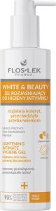 Floslek FLOSLEK PHARMA White & Beauty Żel rozjaśniający do higieny intymnej 225ml 1