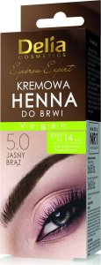 Delia DELIA Henna w kremie 5.0 - Jasny brąz 15 ml 1