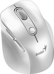 Mysz Genius Mysz bezprzewodowa, Genius Ergo 9000S Pro, biała, optyczna, 2400DPI 3