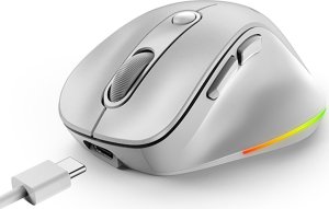 Mysz Genius Mysz bezprzewodowa, Genius Ergo 9000S Pro, biała, optyczna, 2400DPI 6