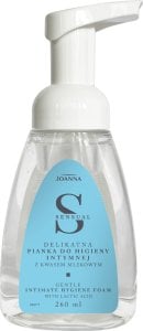 Joanna JOANNA Sensual Delikatna pianka do higieny intymnej z kwasem mlekowym 260 ml 1