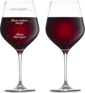 diVinto Etui na wino z kieliszkami dla Mamy -- prezent dla mamy - na dzień mamy 6