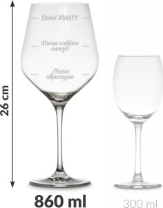 diVinto Etui na wino z kieliszkami dla Mamy -- prezent dla mamy - na dzień mamy 8