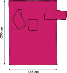 Froster Kocyko-szlafrok SUPER MAMA - Fuksja - prezent dla mamy - na dzień mamy 6