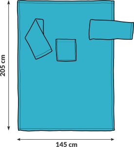 Froster Kocyko-szlafrok SUPER MAMA - Niebieski - prezent dla mamy - na dzień mamy 7