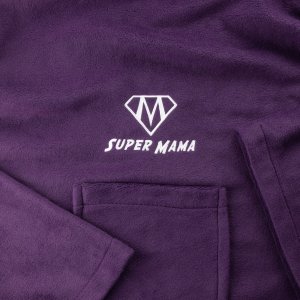 Froster Kocyko-szlafrok SUPER MAMA - Śliwka - prezent dla mamy - na dzień mamy 4