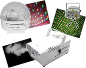 Ibiza Zestaw efektów świetlnych Ibiza White Night 2