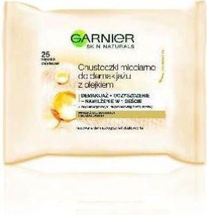 Garnier Skin Naturals Chusteczki miceralne do demakijażu z olejkiem arganowym 25szt 1