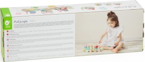 Classic World CLASSIC WORLD Montessori Kolejka Gąsienica Drewniana Układanka 10