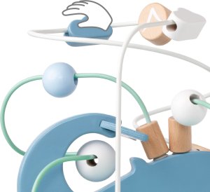 Classic World CLASSIC WORLD Drewniany Edukacyjny Labirynt Przeplatanka Życie Morskie 18m+ 5