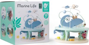 Classic World CLASSIC WORLD Drewniany Edukacyjny Labirynt Przeplatanka Życie Morskie 18m+ 9