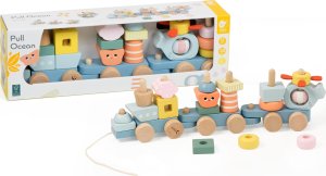 Classic World CLASSIC WORLD Montessori Kolejka Ocean Drewniana Układanka 8