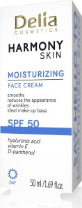 Delia Harmony Skin Krem nawilżający z filtrem SPF 50 50 ml 2