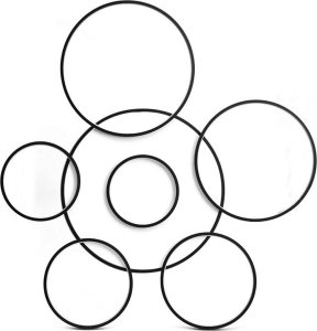 Lampa sufitowa Syntron LAMPA DEKORACYJNA SUFIT 140W CZARNA + Pilot DL-F04 3