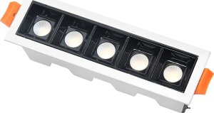 Syntron Lampa liniowa Led podtynkowa 10W 3000K biała JDL-5T 1