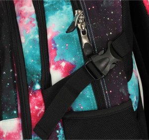 St.Majewski Plecak szkolny młodzieżowy 4-komorowy kosmos Niebula 17 cali 5