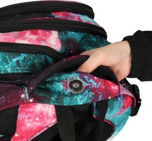 St.Majewski Plecak szkolny młodzieżowy 4-komorowy kosmos Niebula 17 cali 7