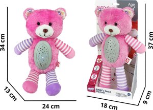 Woopie WOOPIE BABY Przytulanka Usypiacz Projektor 2w1 Różowy Miś - 10 Kołysanek 4