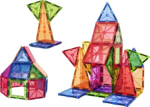 Woopie WOOPIE Magnetyczne Klocki Konstrukcyjne Montessori 3D 3