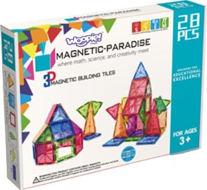 Woopie WOOPIE Magnetyczne Klocki Konstrukcyjne Montessori 3D 9