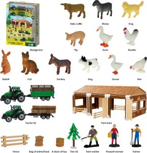 Woopie WOOPIE Zestaw Mały Farmer XL Figurki Gospodarstwo 4