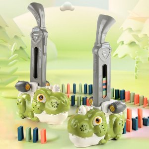 Woopie WOOPIE Interaktywna Ciuchcia Dinozaur Domino Zielony 3